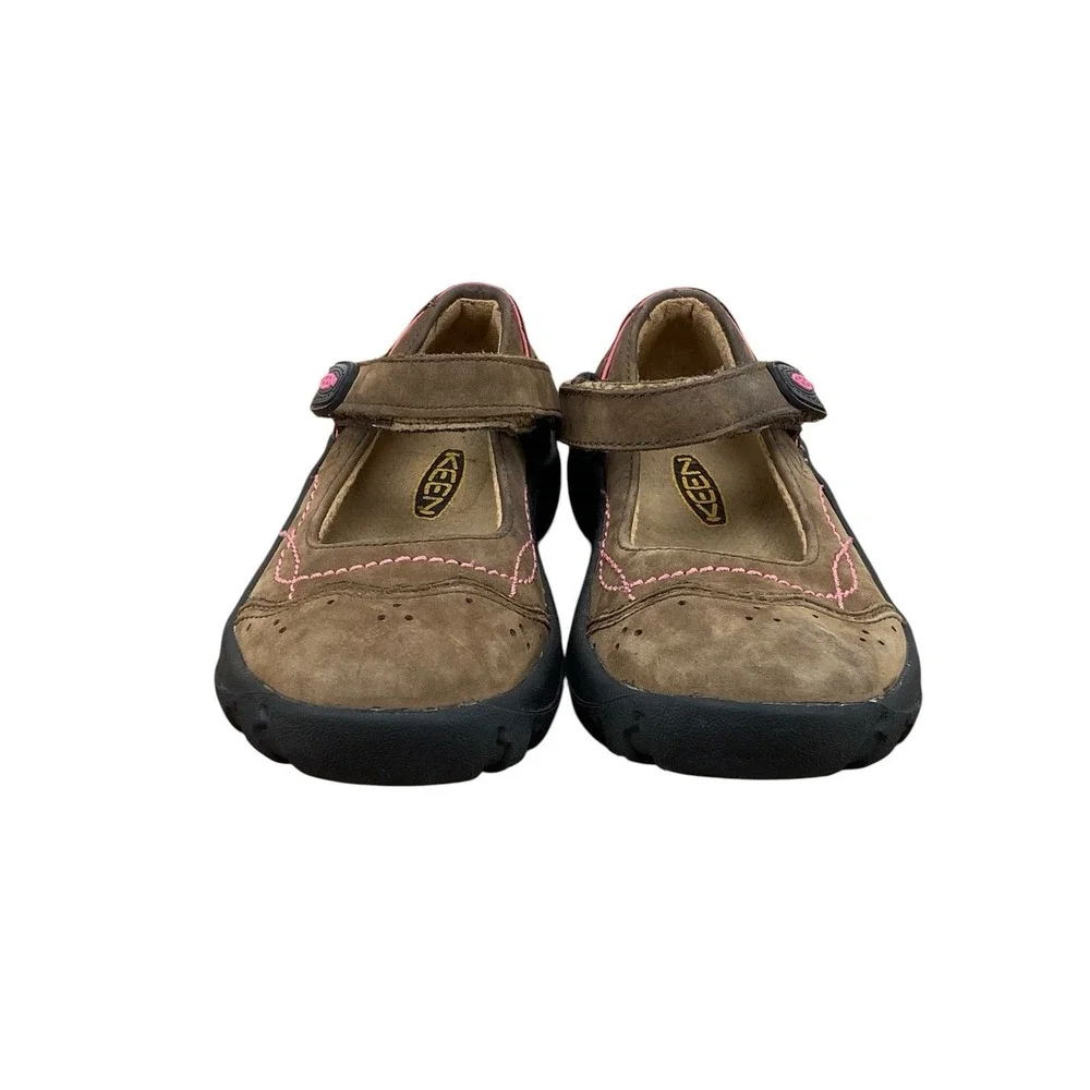 Keen Little Kids' Size 9‎ Mary Jane Shoes Hiking Outdoorwear Trail Brown Leather